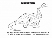 Dinozaur Brontozaur